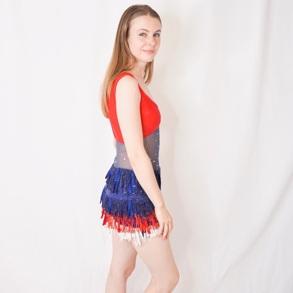 ALLAN ALBERT 4th July American Memorial Mini Dress - Picture 4 of 8